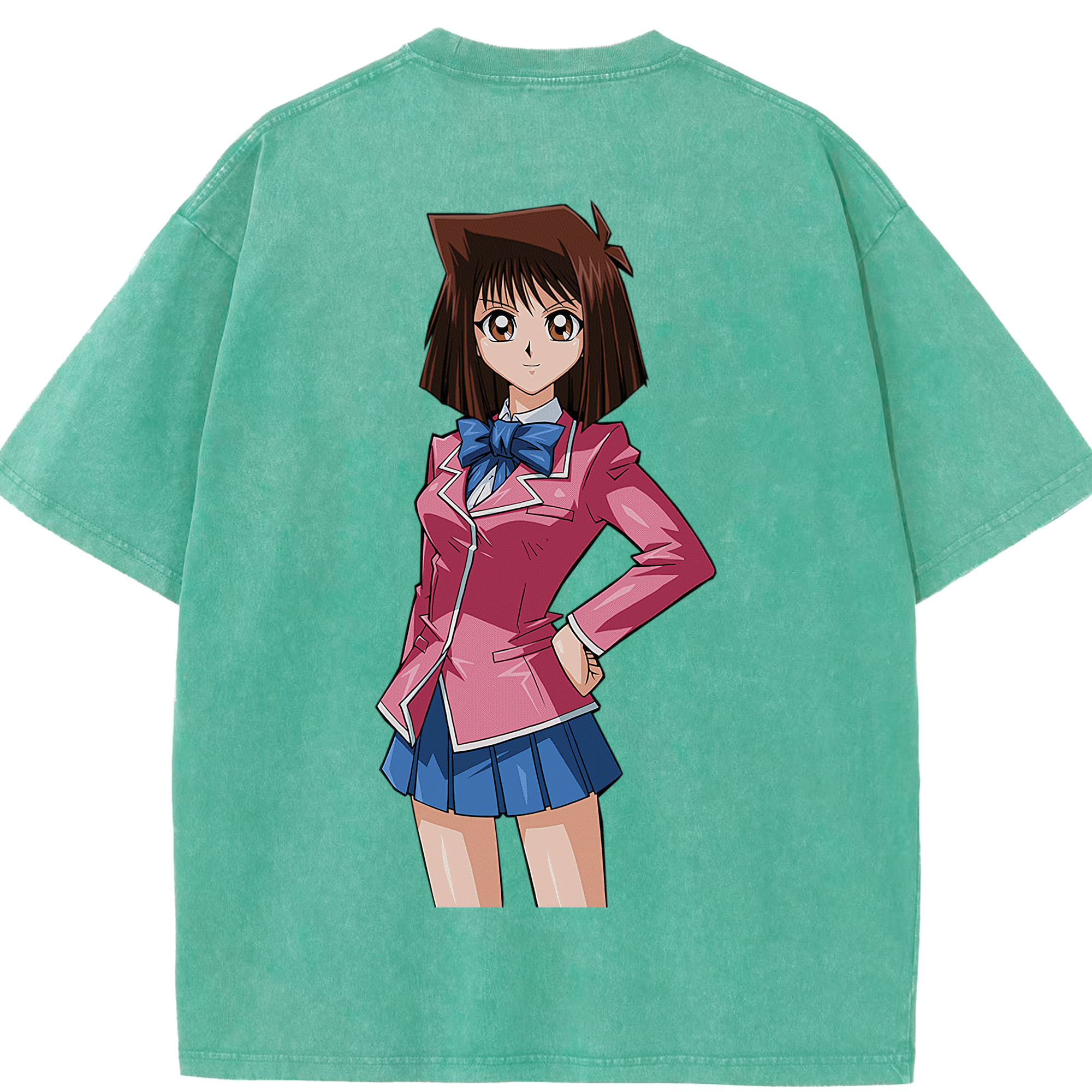 （画像用） 遊☆戯☆王 Yu-Gi-Oh! 綿100% ヴィンテージ風 半袖Tシャツ（背面プリント）